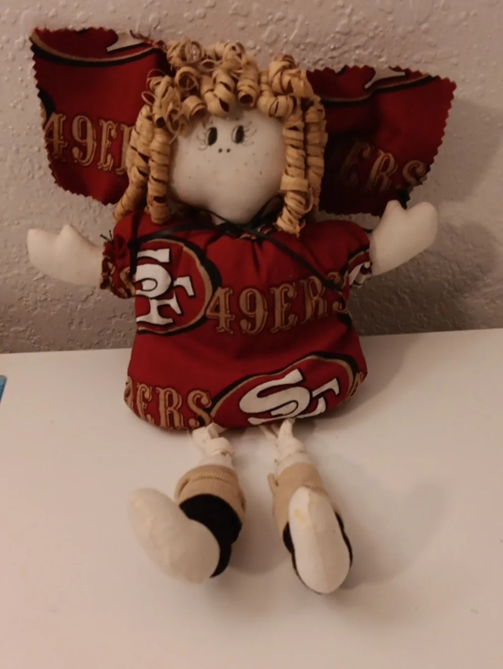 San Francisco 49ers Red Team Doll Plush